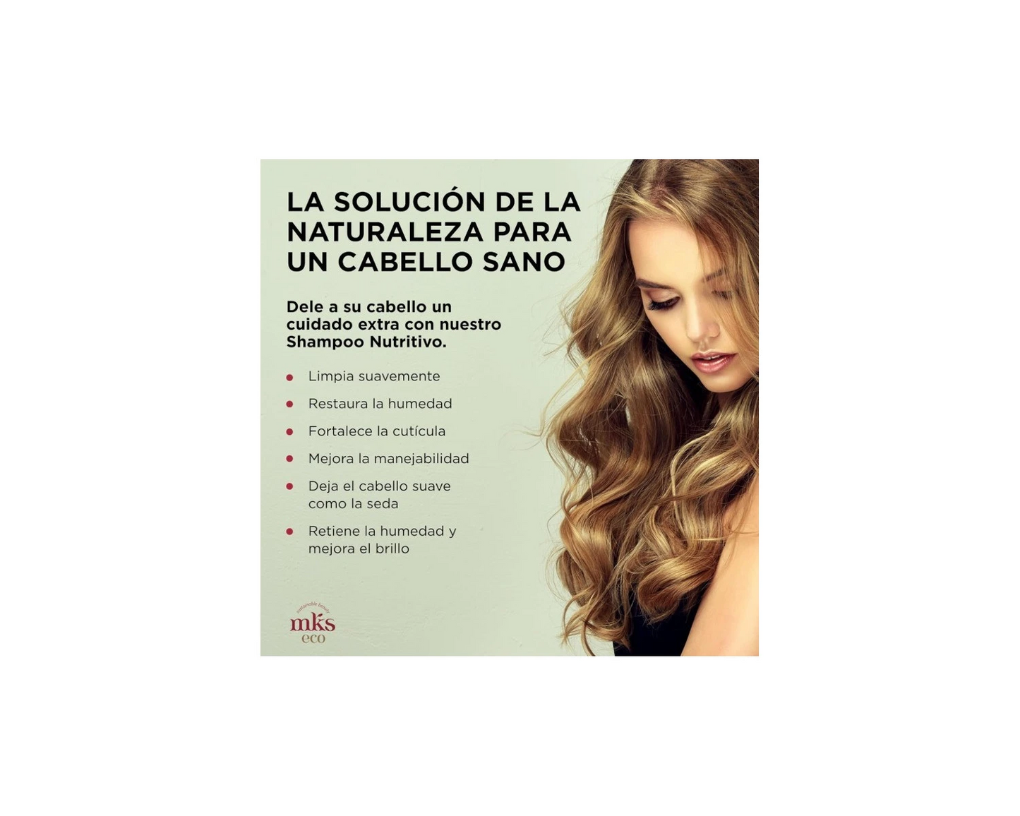 Mks Eco Nourish Shampoo Original Scent champú nutritivo 296ml
