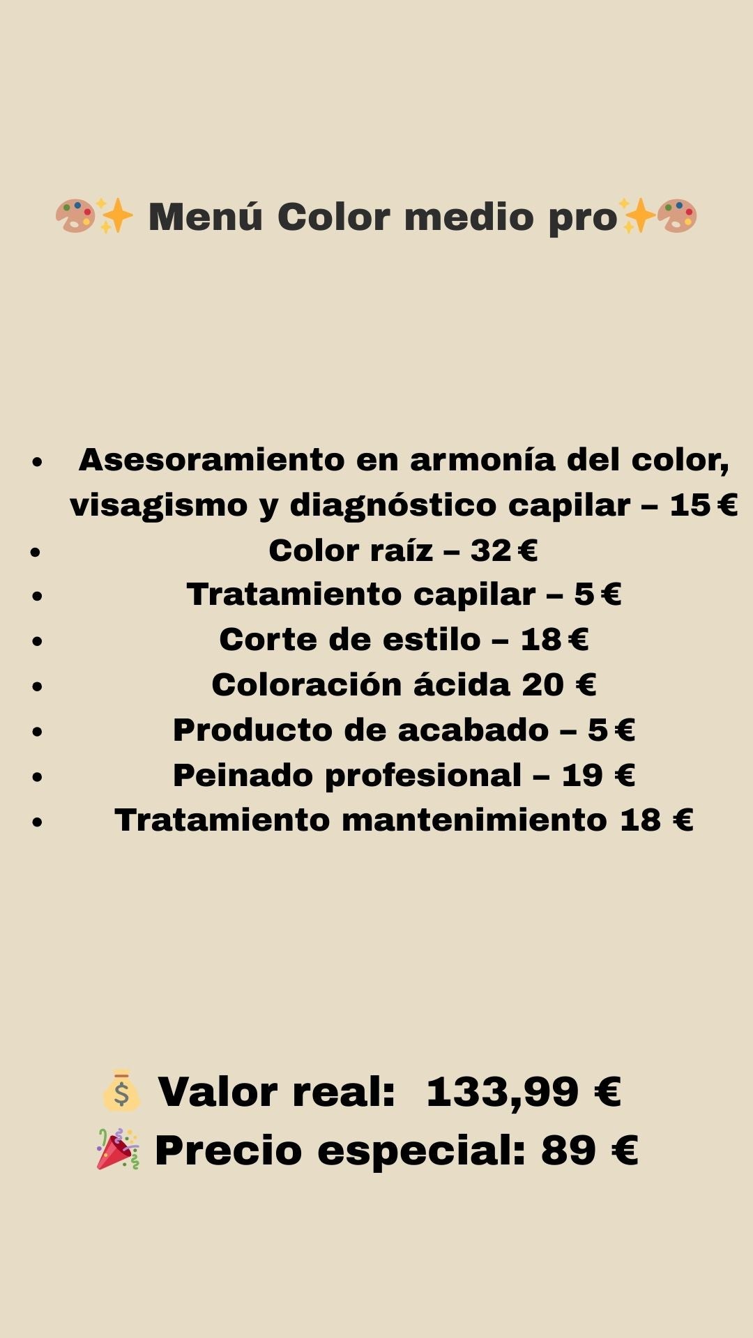 menu color medio pro