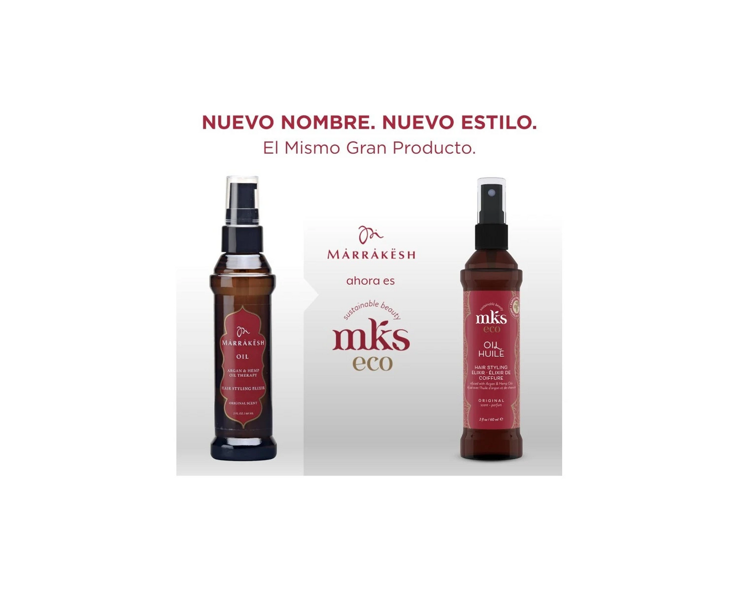 Mks Eco Oil Elixir Original aceite cabello nutritivo y brillo 60ml