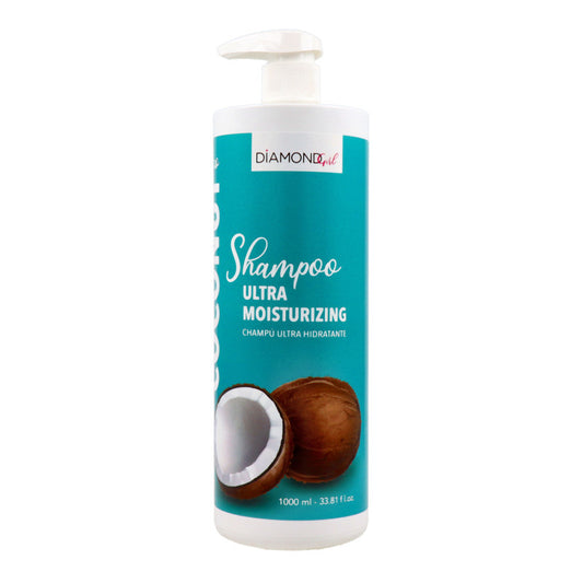 Champú Diamond Girl Ultra Hidratante de Coco – Brillo y Suavidad para Todo Tipo de Cabello